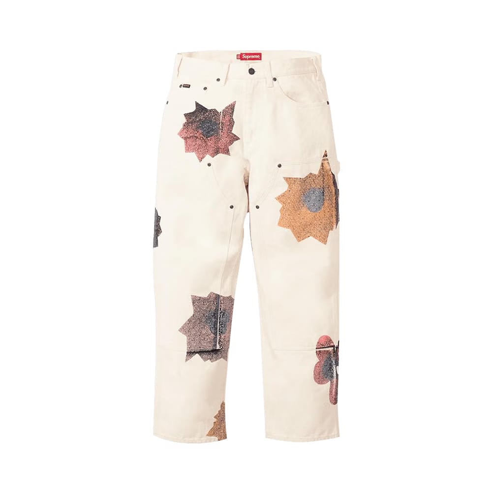 Supreme x Nate Lowman Double Knee Painter Pant Natural