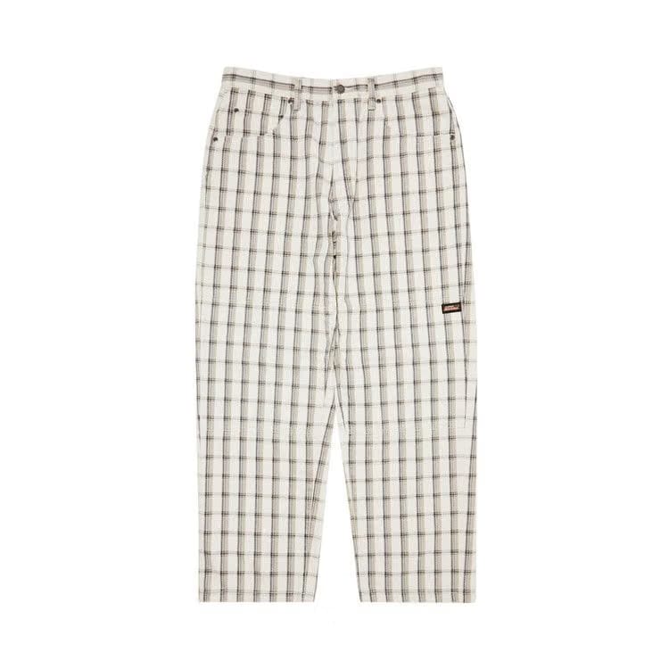 Supreme x Dickies Double Knee Baggy Jean White Plaid