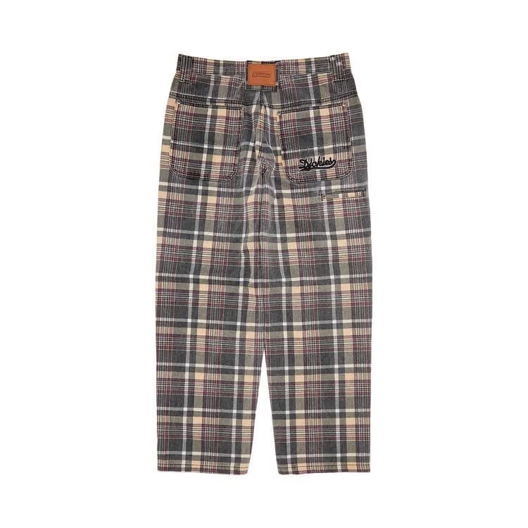 Supreme x Dickies Double Knee Baggy Jean Black Plaid