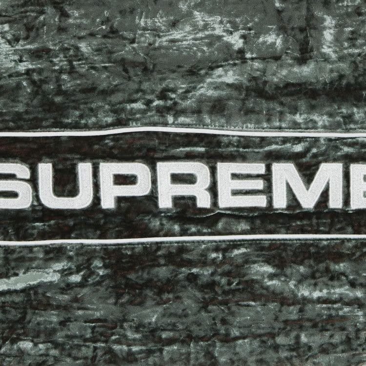 Supreme Crushed Velvet Track Pant Olive
