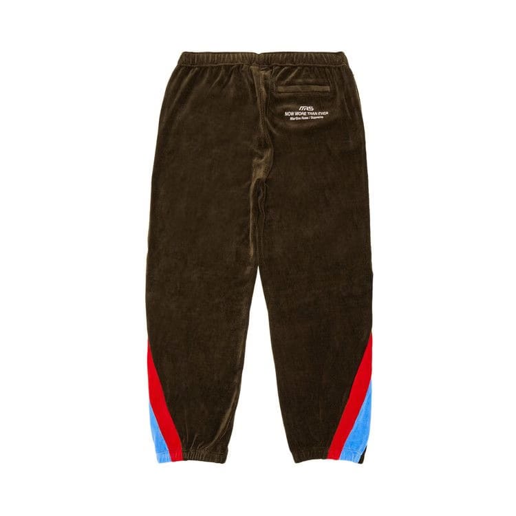 Supreme x Martine Rose Velour Track Pant Brown
