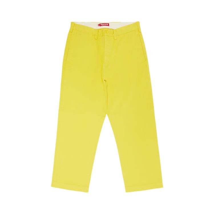 Supreme Chino Pant Lime Yellow