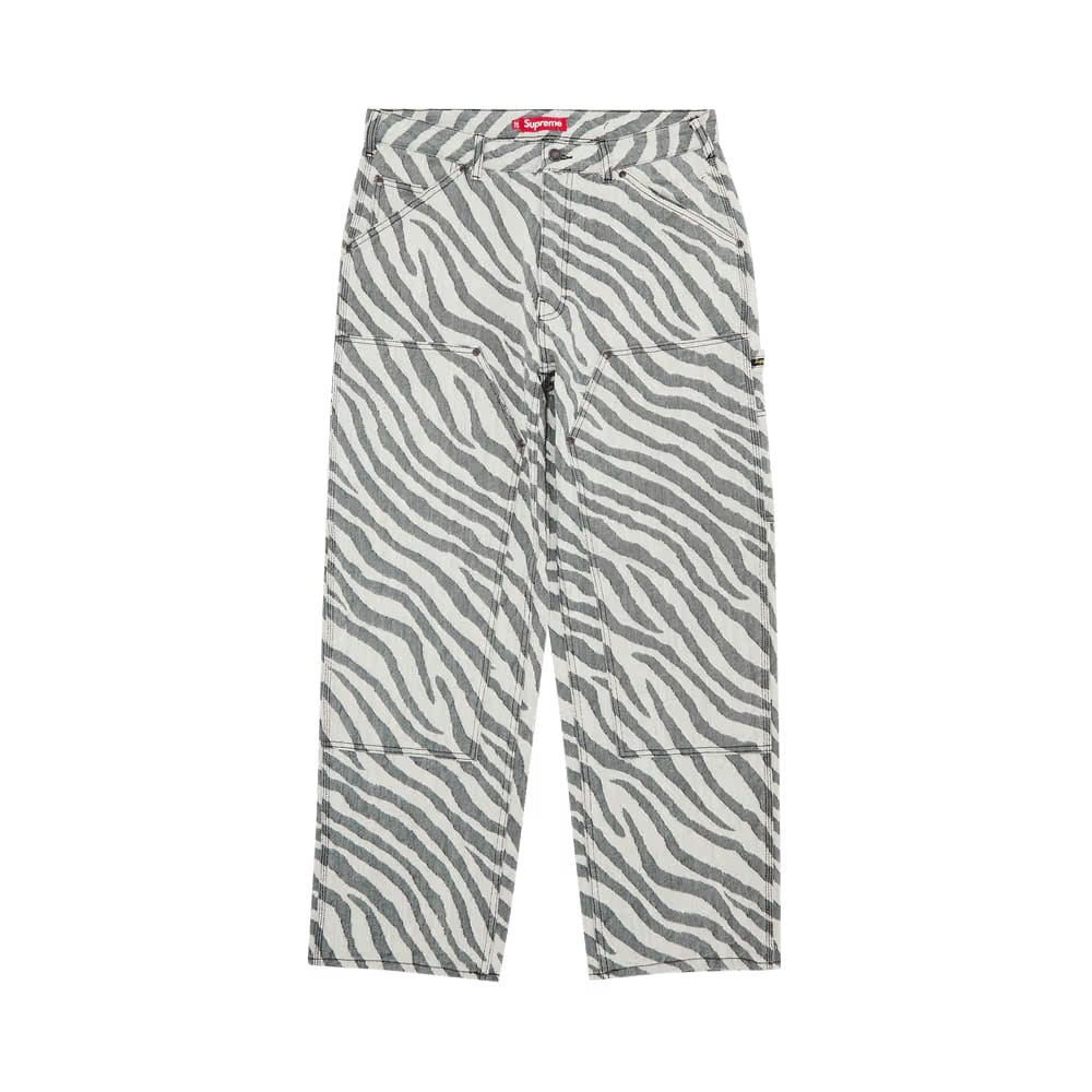 Supreme Double Knee Painter Pant Zebra