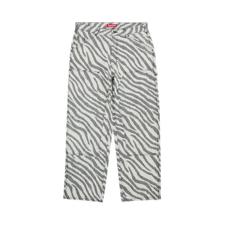 Supreme Double Knee Painter Pant Zebra