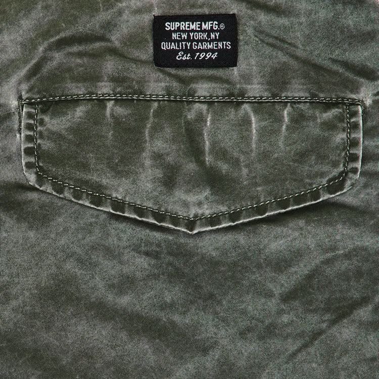 Supreme Washed Flight Satin Cargo Pant Olive