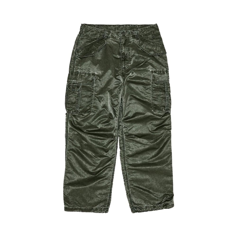 Supreme Washed Flight Satin Cargo Pant Olive