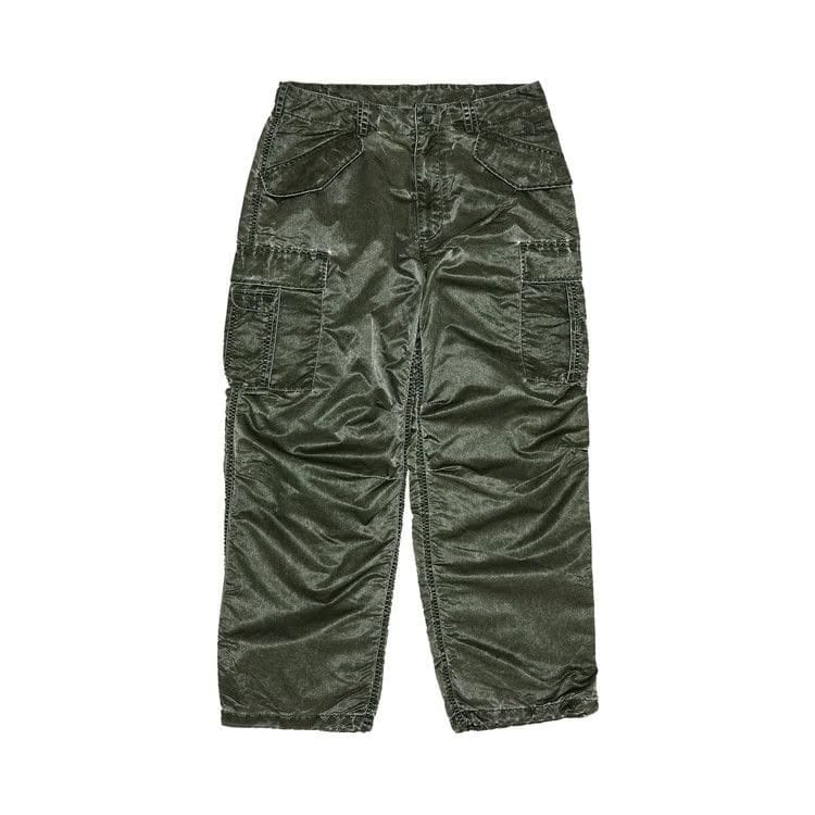 Supreme Washed Flight Satin Cargo Pant Olive