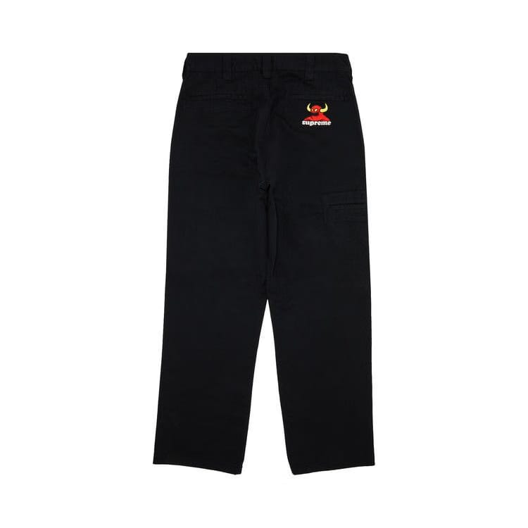Supreme x Toy Machine Work Pant Black