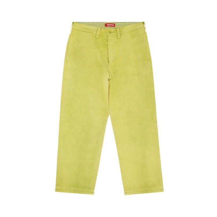 Supreme Chino Pant Washed Green