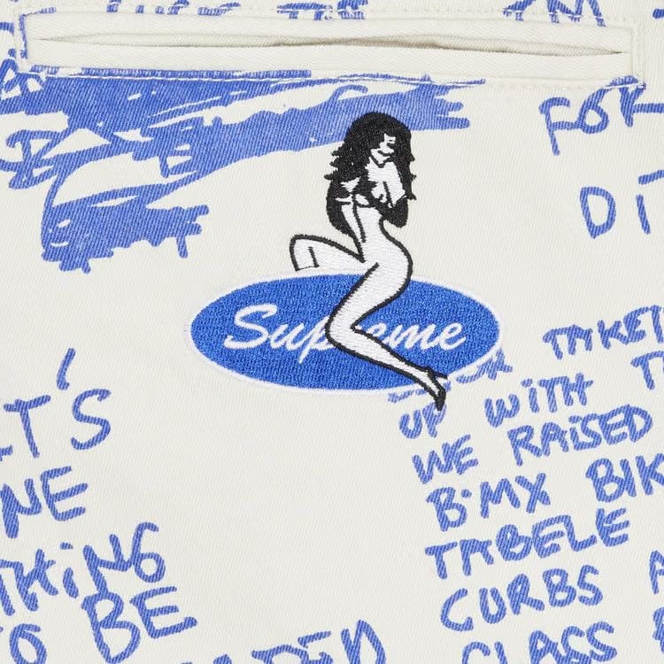 Supreme Gonz Poems Chino Pant Stone