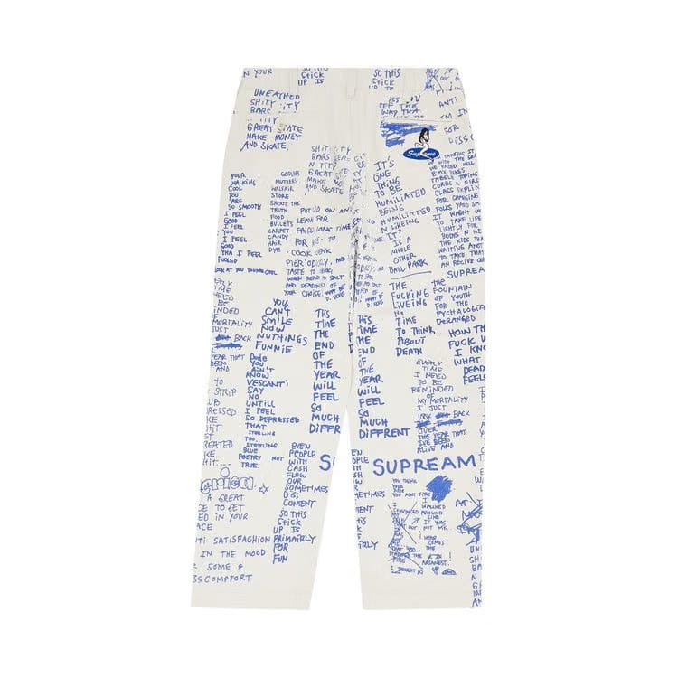 Supreme Gonz Poems Chino Pant Stone