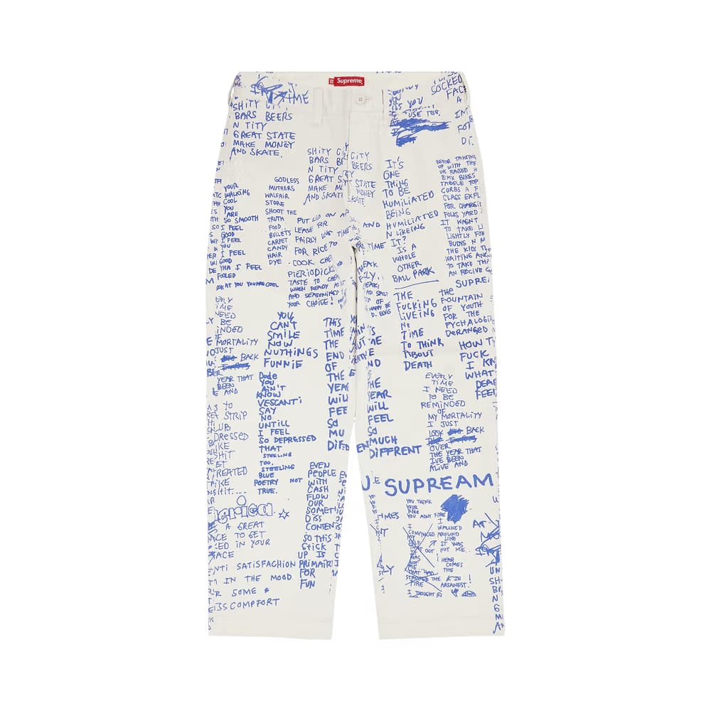 Supreme Gonz Poems Chino Pant Stone