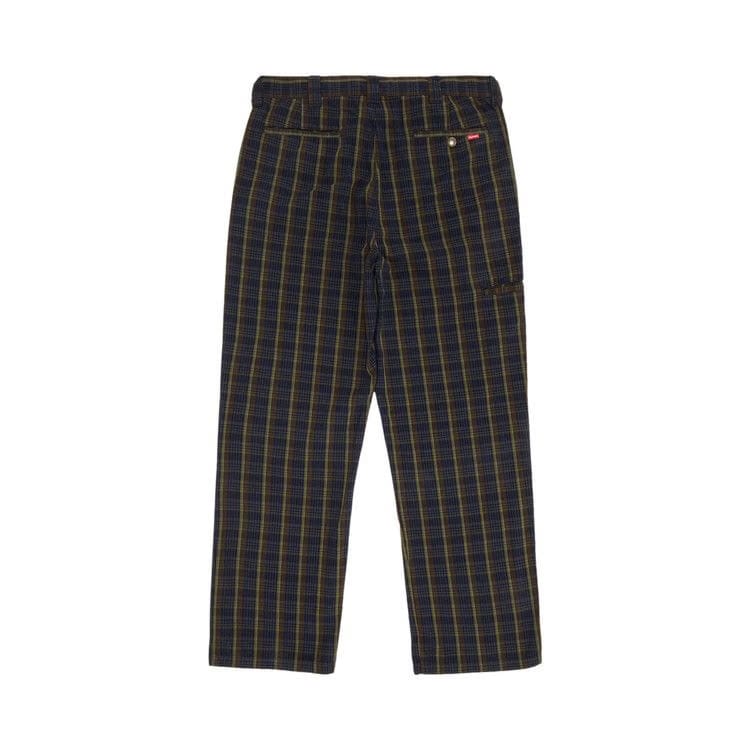 Supreme Work Pant Navy Plaid