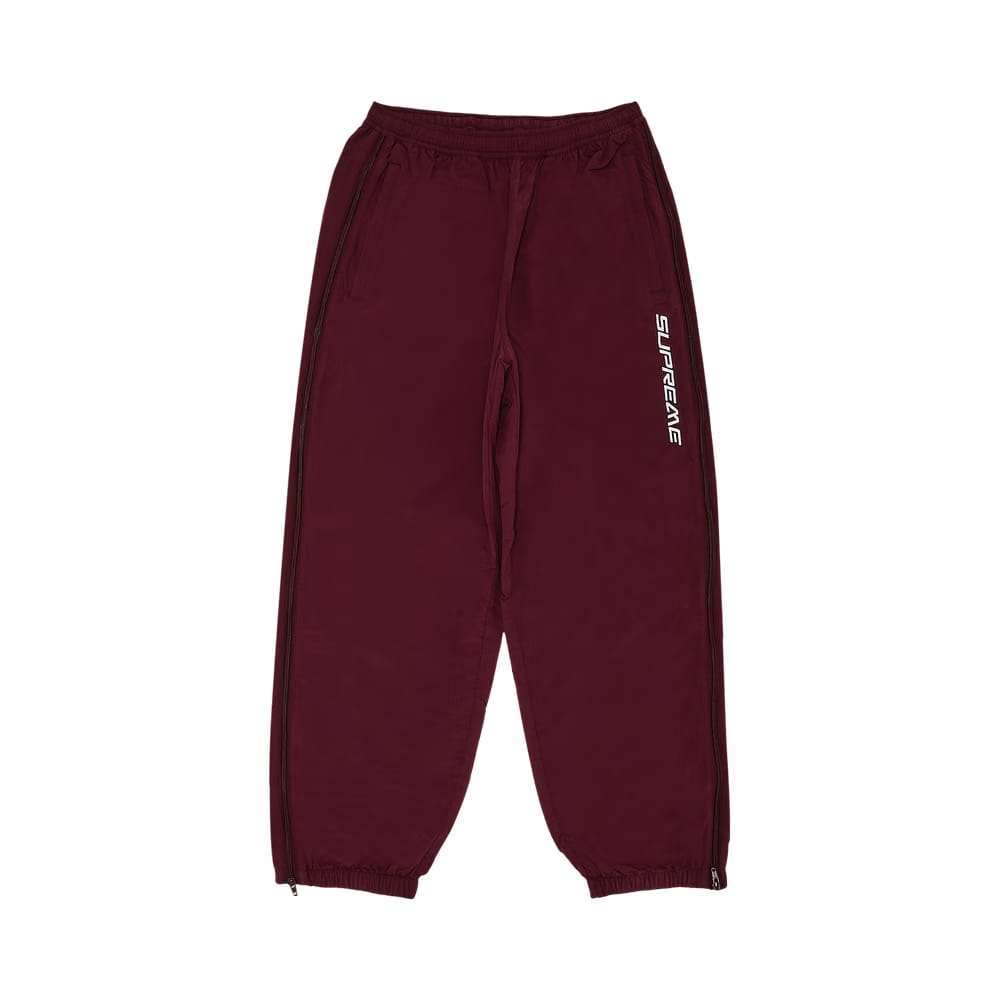 Supreme Warm Up Pant Burgundy