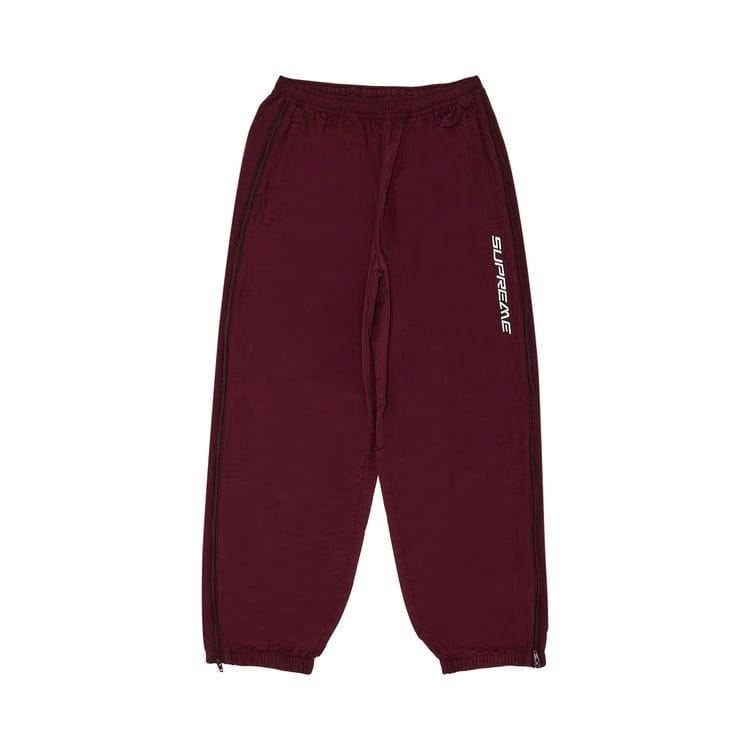 Supreme Warm Up Pant Burgundy