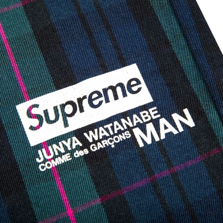 Supreme x Junya Watanabe x Comme des Garçons MAN Printed Work Pant Navy Plaid