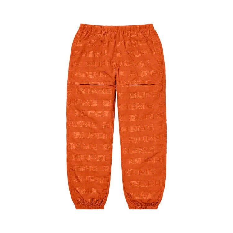 Supreme Logo Ripstop Track Pant Orange