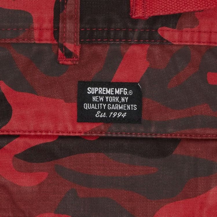 Supreme Cargo Pant Red Camo