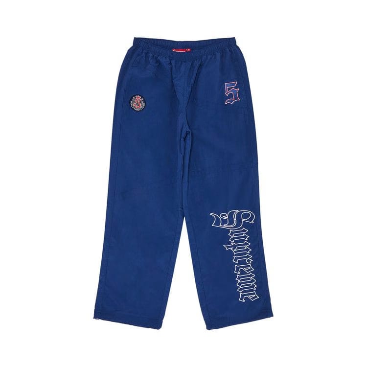 Supreme Old English Track Pant Light Navy