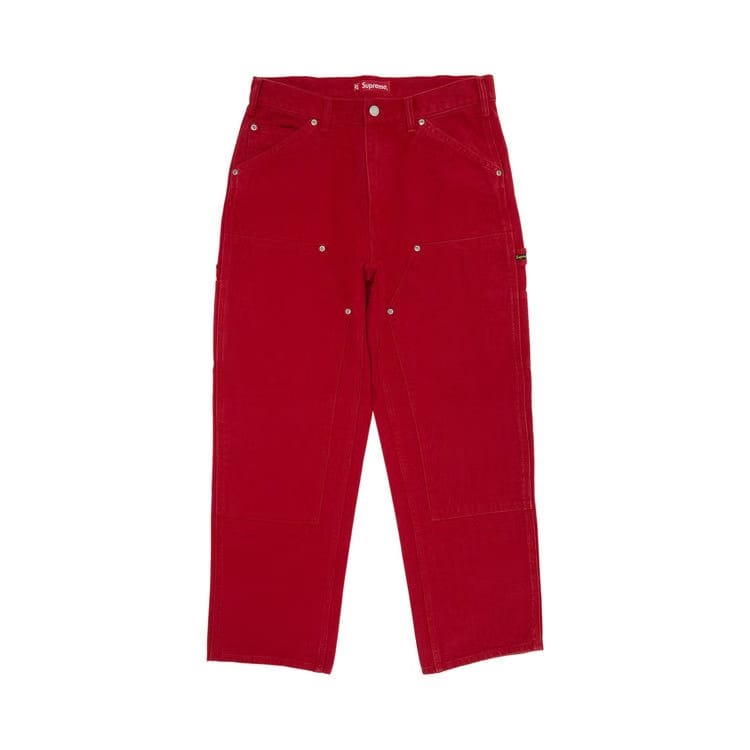 Supreme Double Knee Painter Pant Red