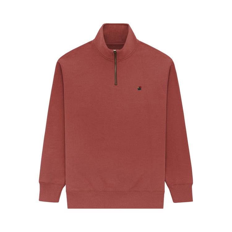 Aimé Leon Dore Crest Quarter Zip Pullover Marsala