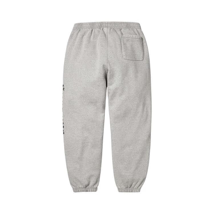 Supreme Washed Old English Sweatpant Heather Grey