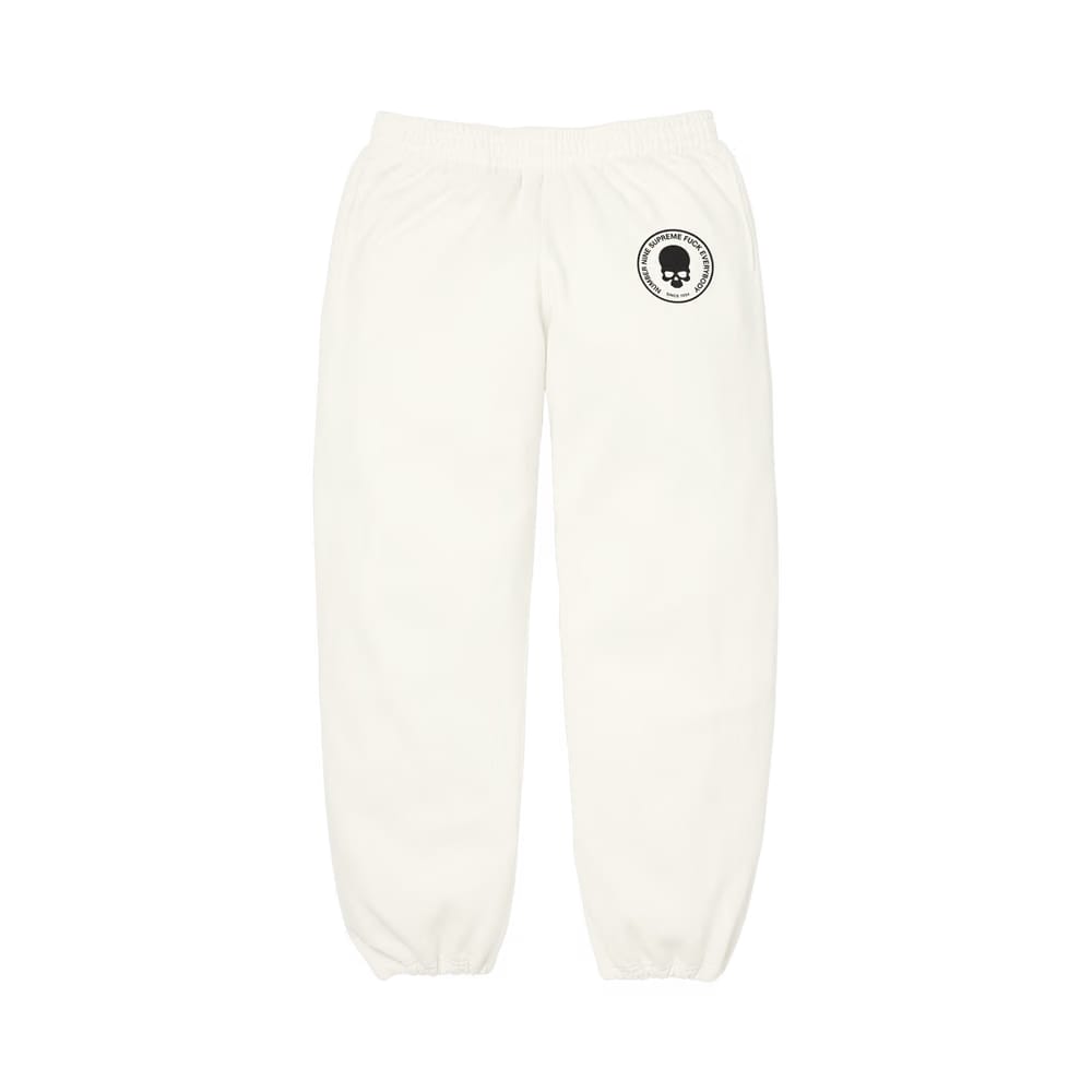 Supreme x Number (N)Ine Drawstring Sweatpant White