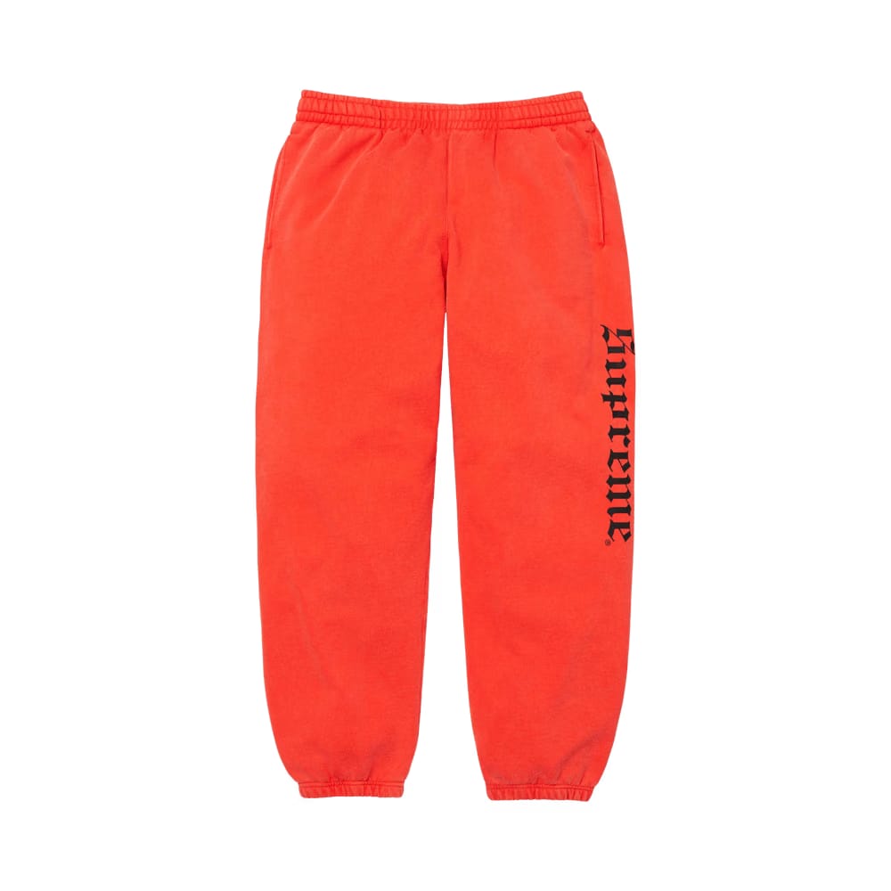 Supreme Washed Old English Sweatpant Orange