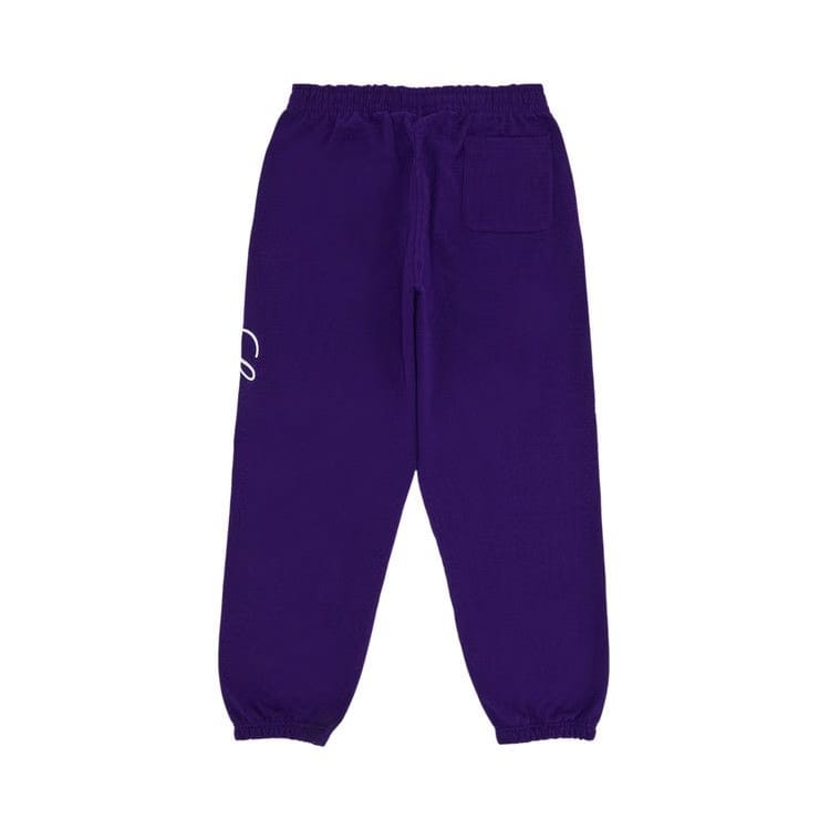 Supreme Embroidered Script Sweatpant Purple