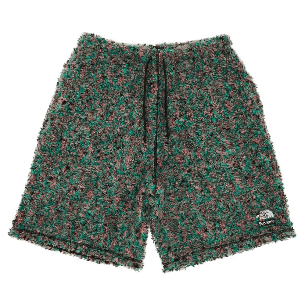 Supreme x The North Face High Pile Fleece Shorts Multicolor