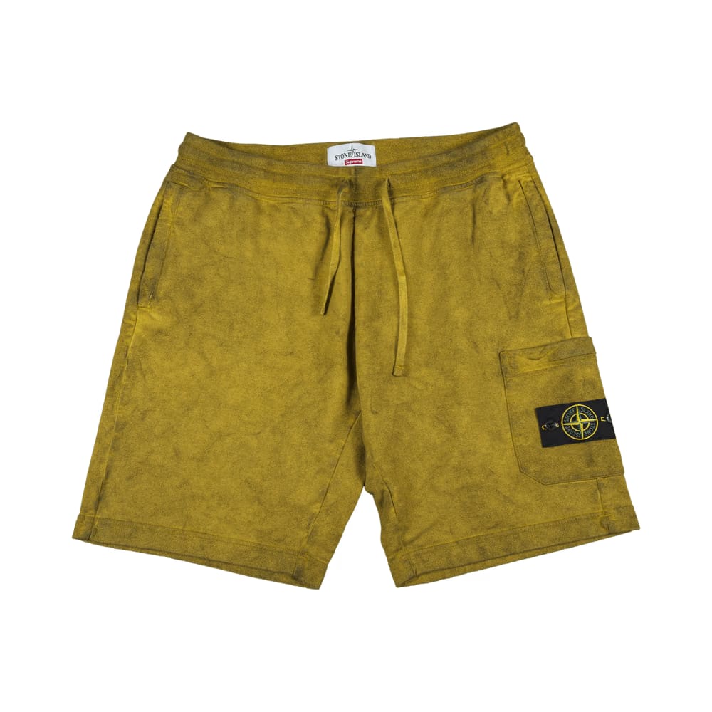 Supreme x Stone Island Sweatshort Olive
