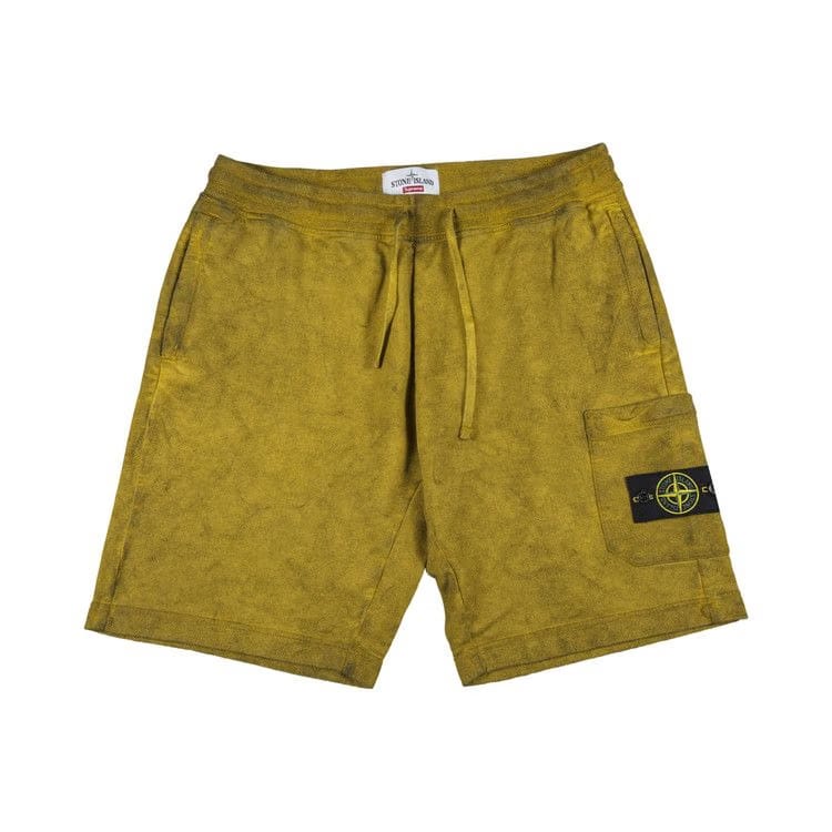 Supreme x Stone Island Sweatshort Olive