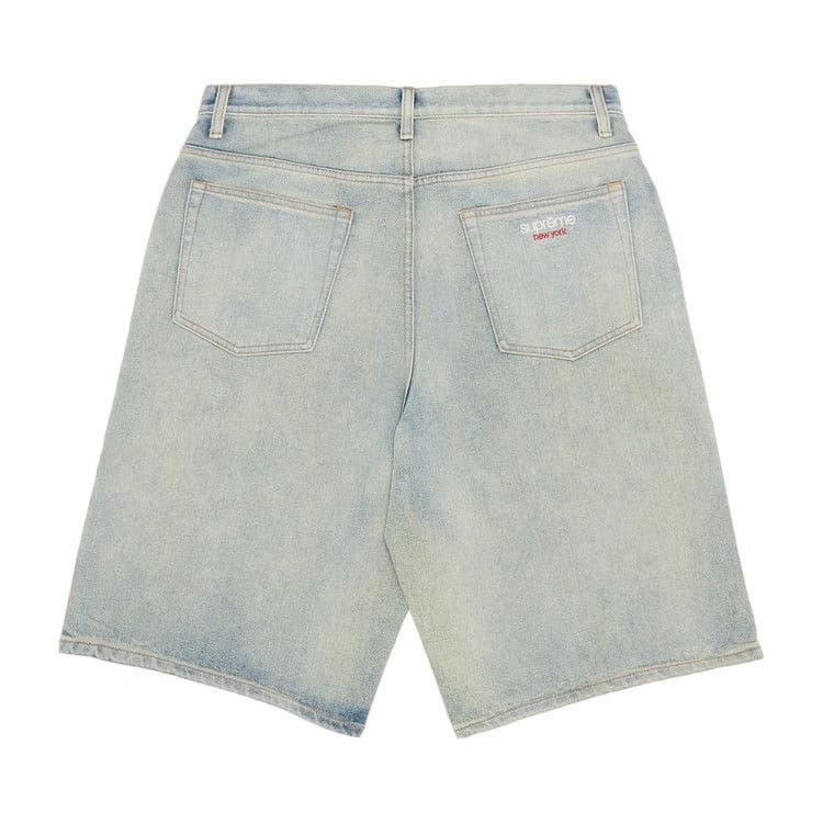 Supreme Baggy Denim Shorts Dirty Indigo