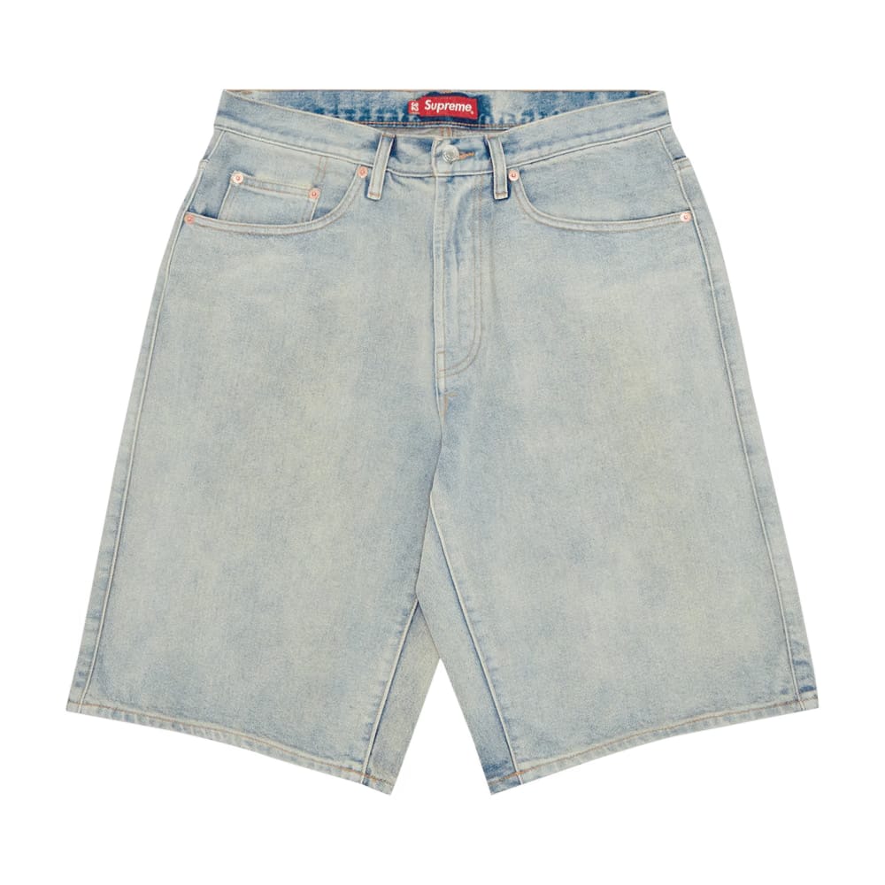 Supreme Baggy Denim Shorts Dirty Indigo