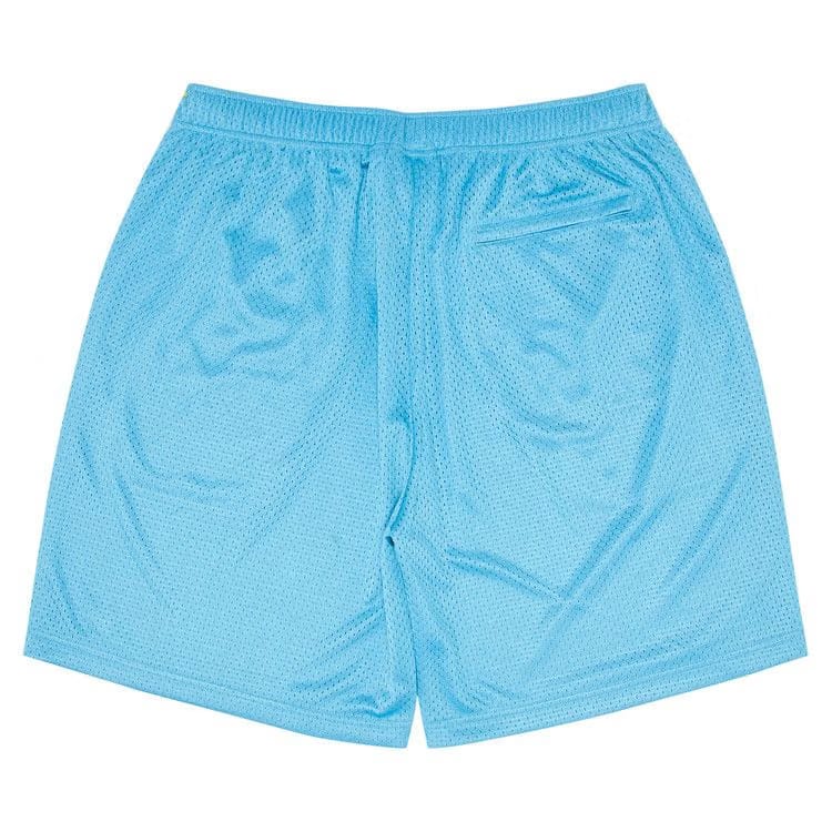 Supreme Small Box Baggy Mesh Shorts Cyan