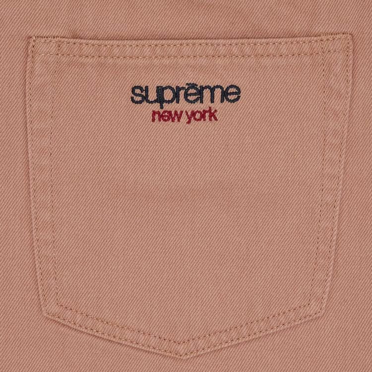 Supreme Baggy Denim Shorts Dusty Peach