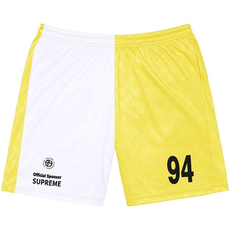 Supreme Split Soccer Shorts White