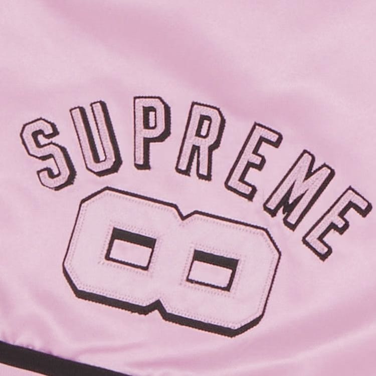 Supreme x Mitchell & Ness Satin Basketball Shorts Pink
