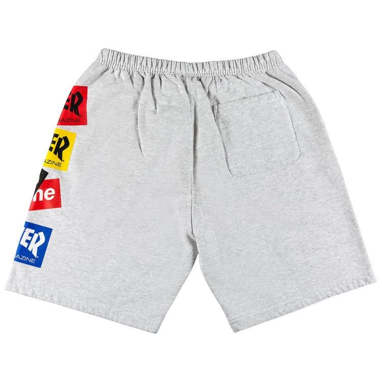 Supreme x Thrasher Multi Logo Sweatshort Ash Grey