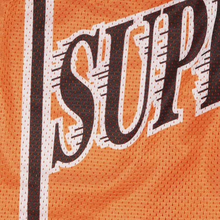 Supreme Slap Shot Baggy Mesh Shorts Orange