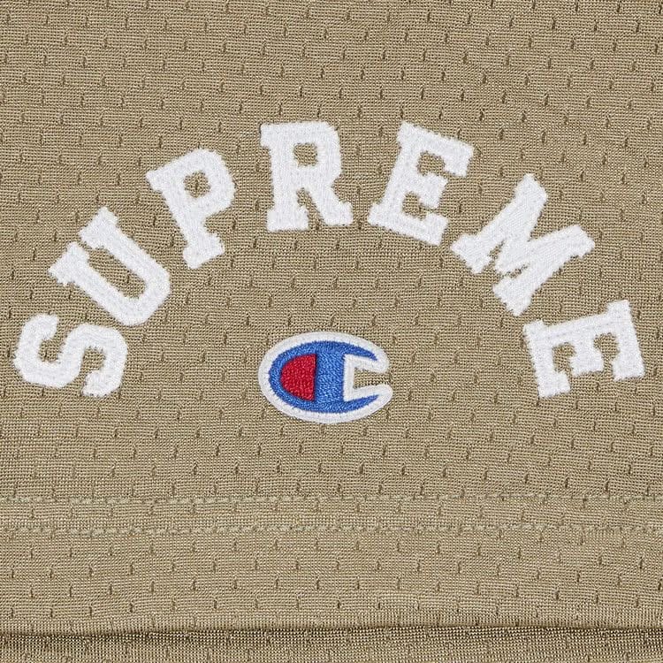 Supreme x Champion Mesh Shorts Tan