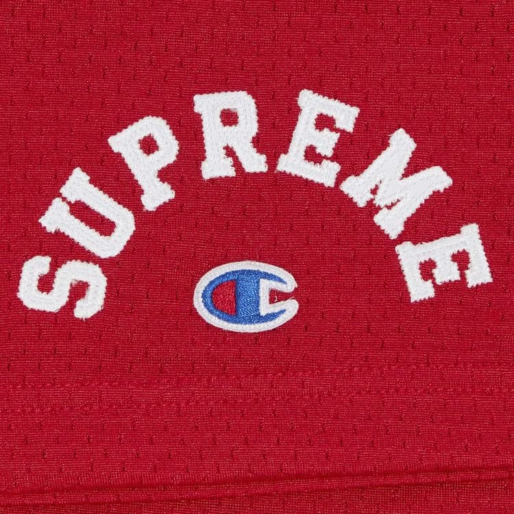 Supreme x Champion Mesh Shorts Red