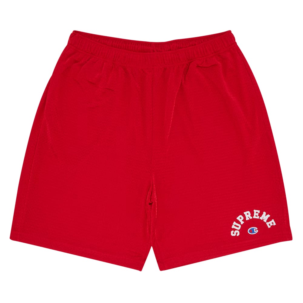 Supreme x Champion Mesh Shorts Red