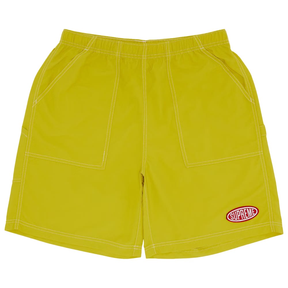 Supreme Nylon Painter Shorts Gold