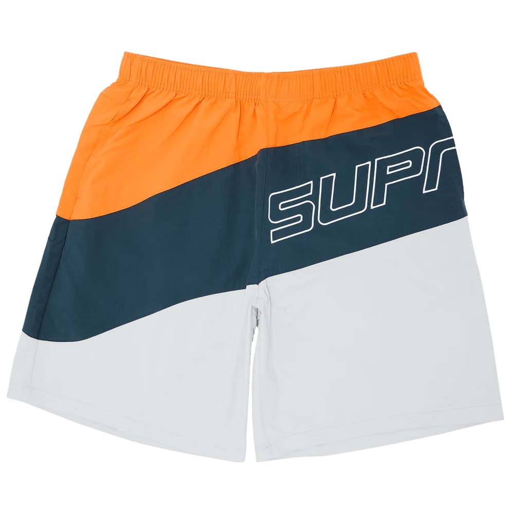 Supreme Curve Nylon Shorts Grey