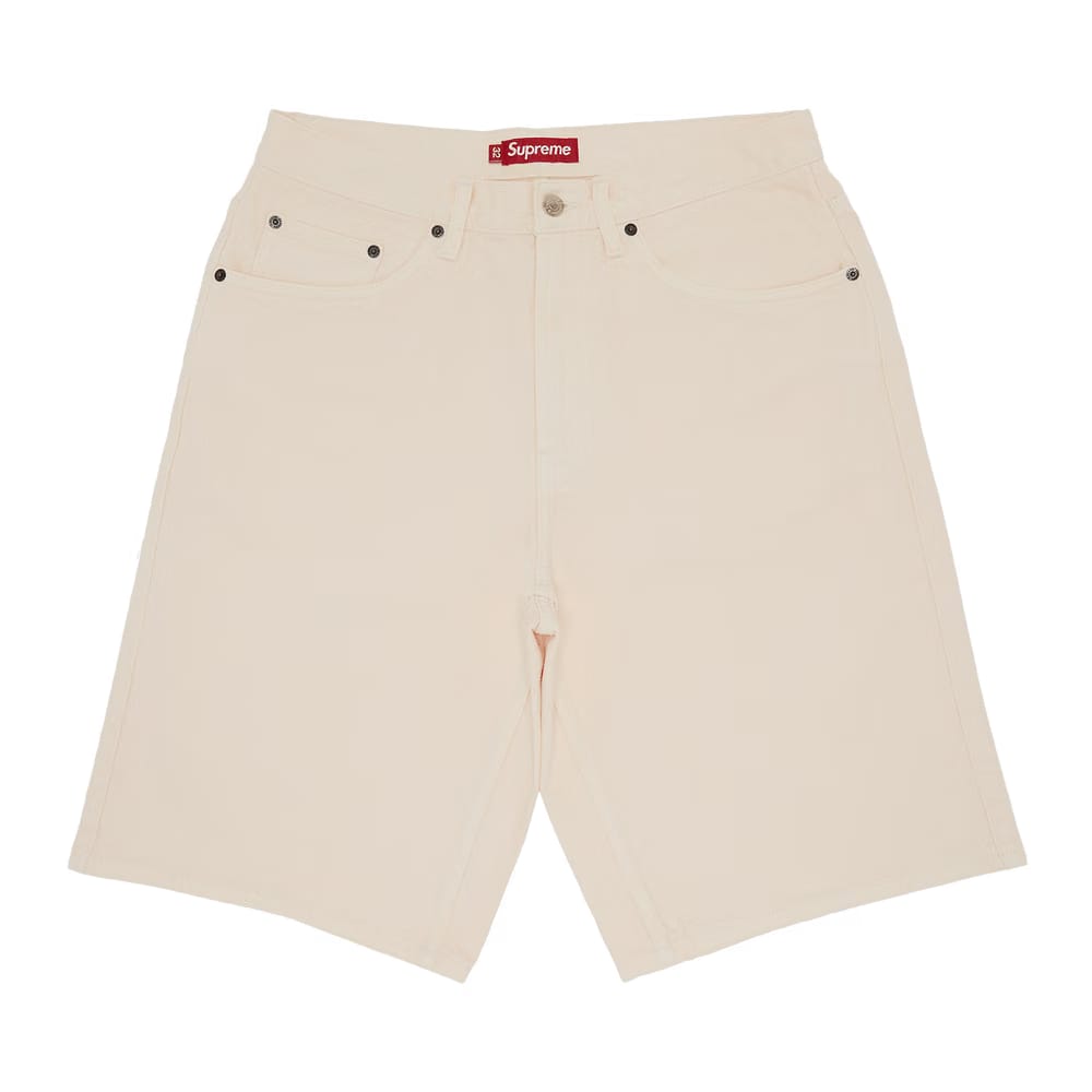 Supreme Baggy Denim Shorts Natural