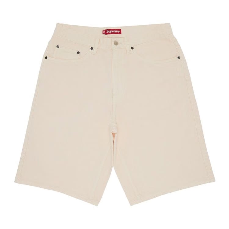 Supreme Baggy Denim Shorts Natural