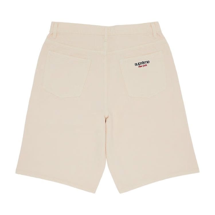 Supreme Baggy Denim Shorts Natural