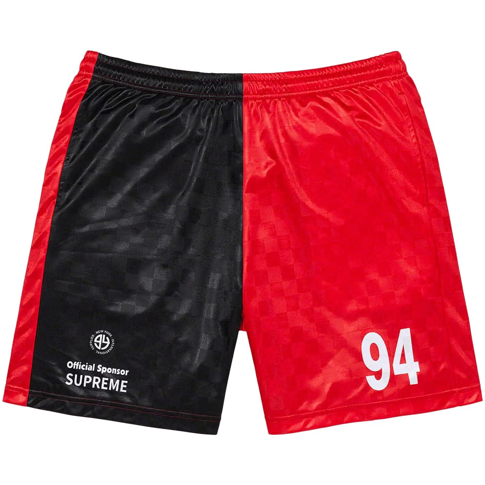 Supreme Split Soccer Shorts Black