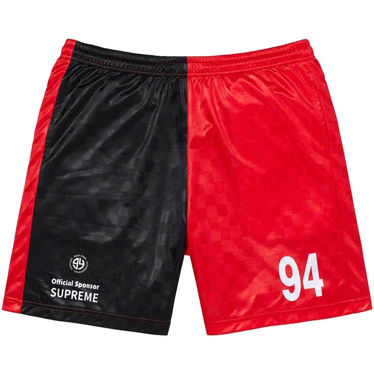 Supreme Split Soccer Shorts Black